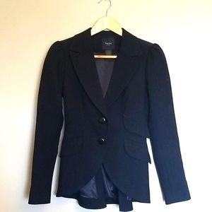 Smythe Les Vestes Black Wool Jacket Blazer 2/4